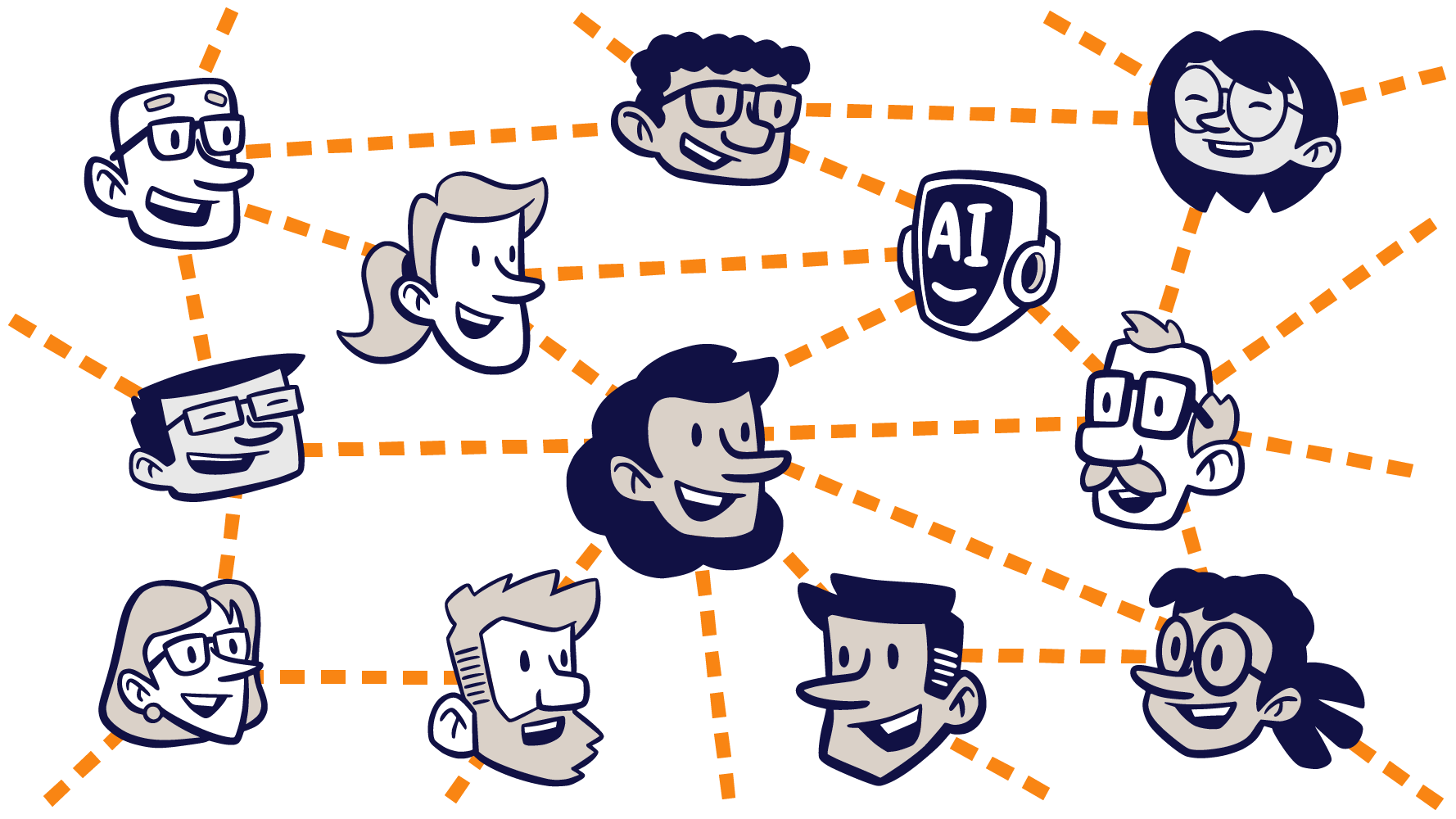 Beispiel zum Zeichenstil von verschiedenen Personen und Diversity